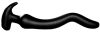 Noth Curve S – prémium hosszú dugó, 25 x 4 cm, fekete