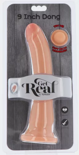 Get Real – duál sűrűségű vibráló dildó 20 x 4 cm