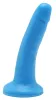 Happy Dick – kék, prémium dildó 13 x 3 cm