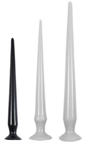 Dildo Tail Flex S – rugalmas, prémium fekete dildó