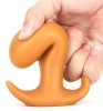 Plug Pods M – vibráló intim kiegészítő narancssárgában