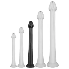 Whale – hosszú fekete vibrátor 42 x 6 cm-es heggyel