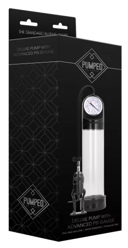 Prémium péniszpumpa – fejlett mérővel 21 x 6 cm