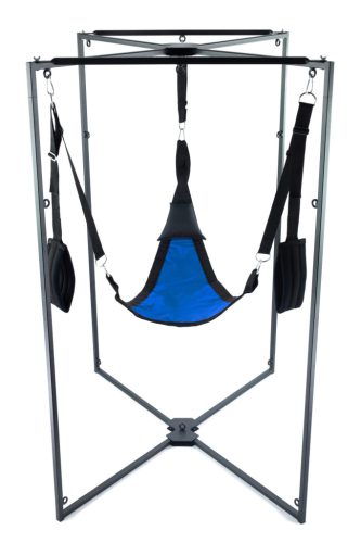 Kit Sling Tissu – fekete-kék hám prémium anyagból