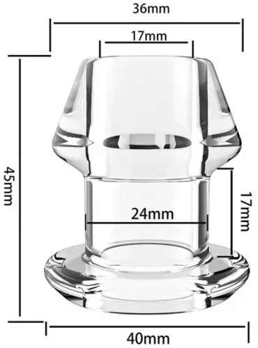 Tunnel Plug Inpull S – prémium anális izgató 4 x 3.6 cm