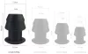 Plug Tunnel San Ano XL – prémium anális kényeztető 10 x 8 cm