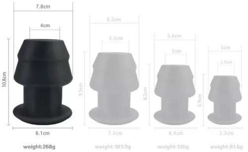 Plug Tunnel San Ano XL – prémium anális kényeztető 10 x 8 cm