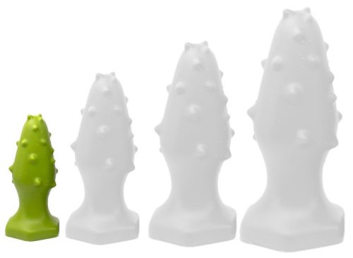 Monster Spike S – Zöld szilikon anális dugó (8x3,5cm)