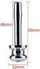 Hollow Penis Plug 5cm – üreges pénzplug 9mm átmérővel