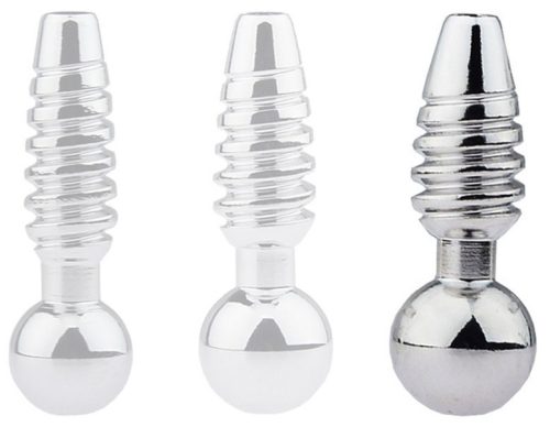 Screw – Prémium pénisz plug, 2.5 cm hosszú, 10 mm átmérőjű