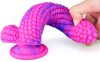 Corn – dupla színű szilikon dildo, rózsaszín és kék árnyalatokban