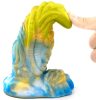 Rhegax – prémium arany-kék dildo 16 x 6,5 cm 