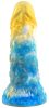 Toadyk Dildo – prémium arany-kék intim eszköz (17 x 6 cm)