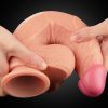 Uppy Realistic – nagyméretű természetes dildó 19 x 5 cm