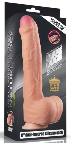 Realistic King Size – élethű nagy pénisz 20 x 5 cm