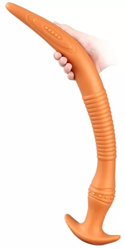 Vikaelis – prémium szilikon dildó, 37 x 4 cm