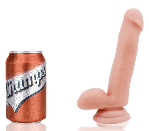 Cocky Champs – realisztikus dildó 14 cm, prémium kényelem
