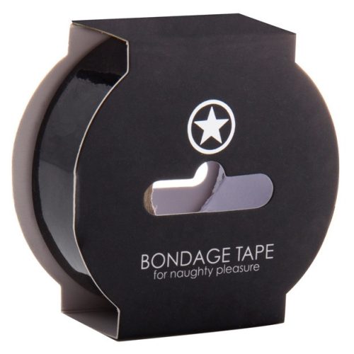 Bondage Tape – prémium fekete kötözőszalag 17m x 25mm
