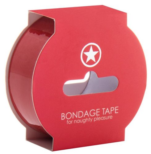 Bondage Tape – piros, 17m érzéki rögzítő szalag