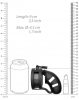 ManCage Silicone Chastity Cage 18 - prémium szilikon zár 9x3.2cm