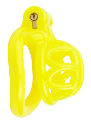 Lyfy rövid kényszerítő ketrec – 4 x 3,3 cm, sárga