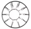 Hollow Flat – prémium fém análplug (L)