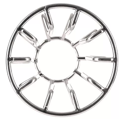 Hollow Flat – prémium fém análplug (L)