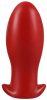 Drakar Plug M – prémium anális tojás, 12 x 5,3 cm, piros
