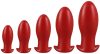 Plug Drakar Egg L – prémium, érzéki tojás vibrátor, piros