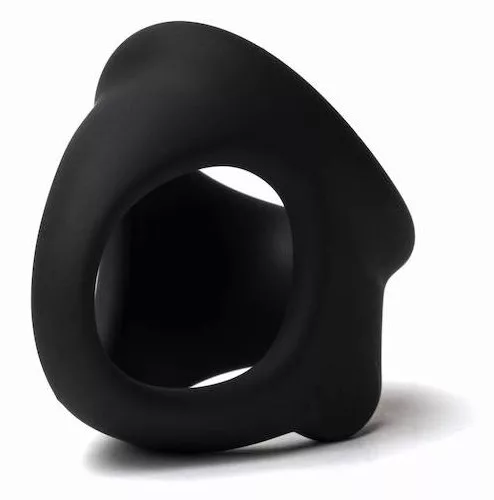 Ballstretcher – fekete herehúzó maszturbátor