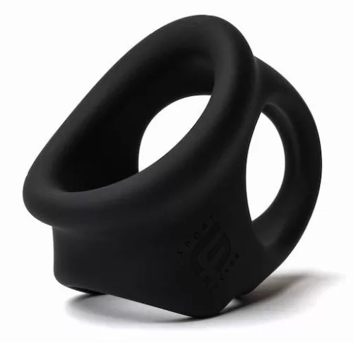 Ballstretcher – fekete herehúzó maszturbátor