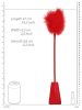 Ouch! 43 cm-es piros fenékverő és poroló