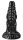 Caimax Monster – prémium, 17 cm-es fekete dildó