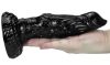 Alien Scolk – prémium fekete dildó 17 cm hosszú
