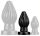 Spiral Plug M – prémium spirális anális izgató, fekete