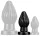 Spiral Plug M – prémium spirális anális izgató, fekete