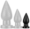Pinecock S – prémium fekete anális dugó 7 x 3.5 cm
