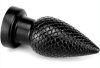 PineCock Plug M – prémium análkúp, 10 x 4,5 cm, fekete