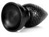 PineCock Plug M – prémium análkúp, 10 x 4,5 cm, fekete