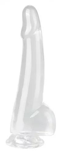 Clear Dong XL – átlátszó prémium dildó 17 x 4,8 cm
