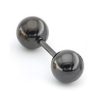 Ball Duo – elegáns fekete fülbevaló