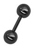Ball Duo – elegáns fekete fülbevaló