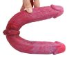 Double Duo Real – prémium dupla dildó 36 cm hosszú