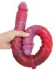 Double Dildo Duo Twist – prémium dupla vibrátor 53 cm