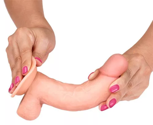 Realistic Dildo Slidy – élethű vibráló dildó 15 cm