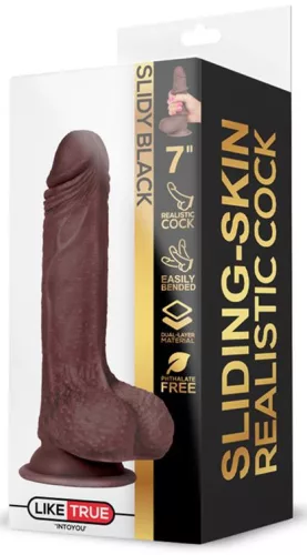 Realistic Dildo Slidy Cock – élethű, 12,5 cm-es vibrátor