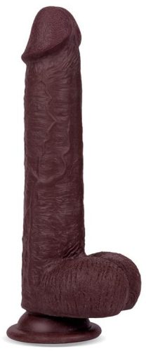 - Realisztikus Dildó – Slidy 17 cm barna élmény