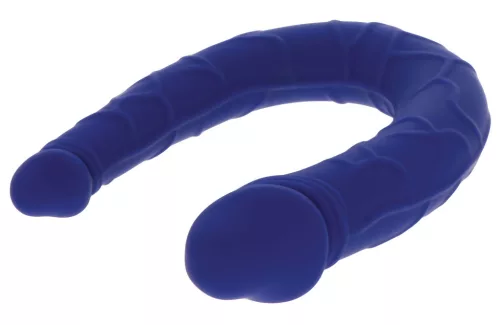 Mini U-alakú dupla dildó – érzéki kék színben