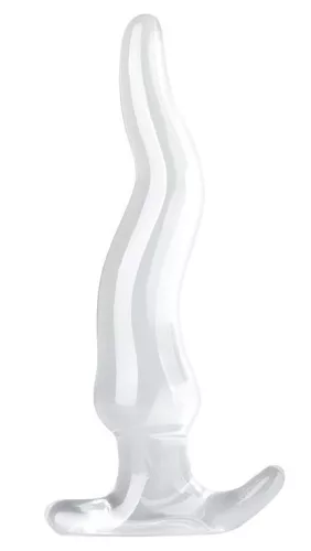 Lieps átlátszó plug M – 18 x 4 cm intim kiegészítő