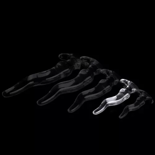 Lieps átlátszó plug M – 18 x 4 cm intim kiegészítő